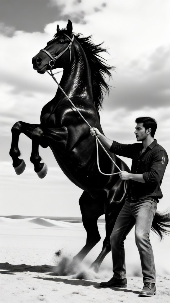 Cowboy And The Horse image