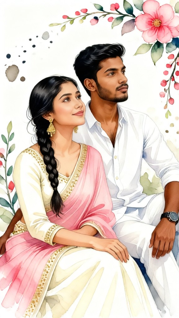 Dreamy Couple Art image