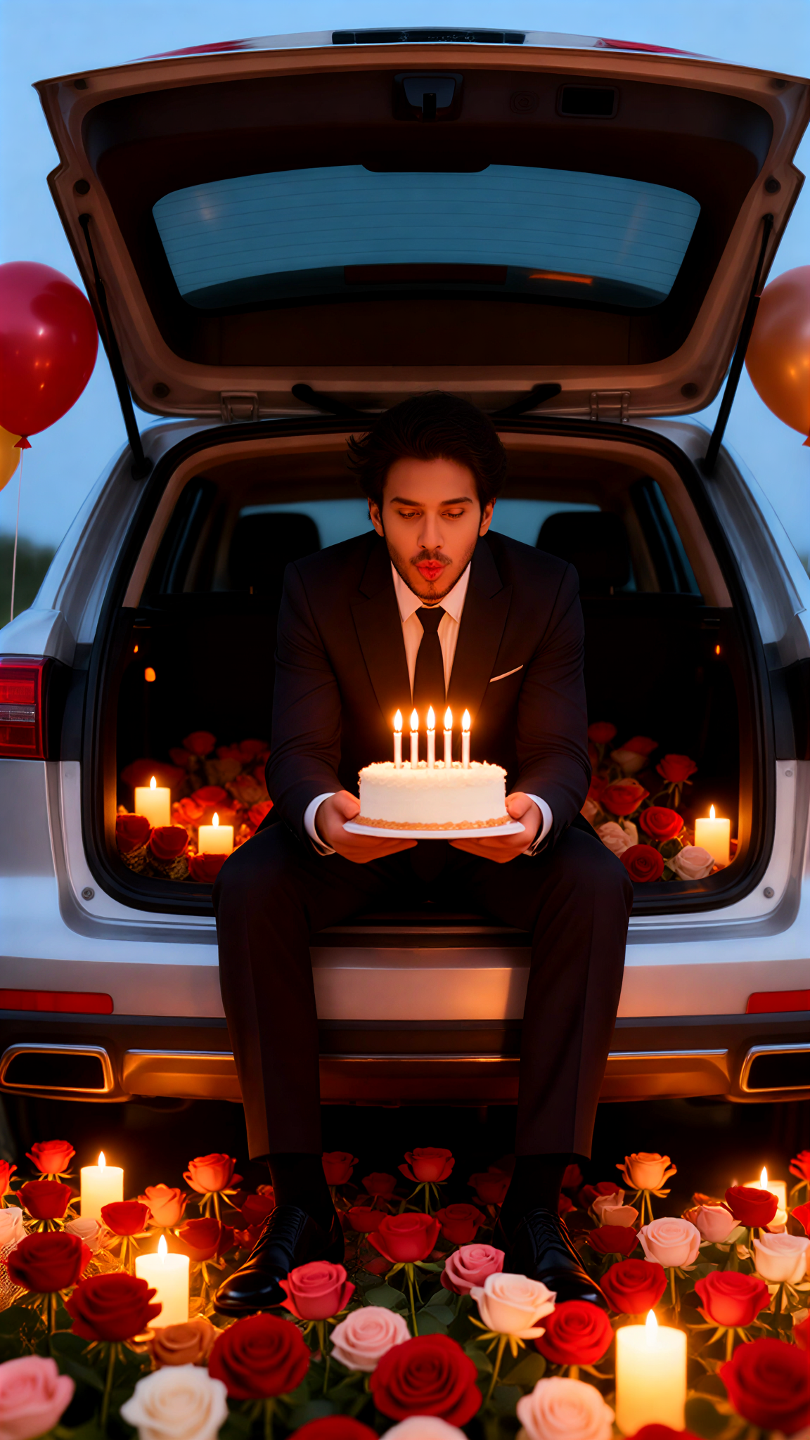 Blow Candles In Flower Trunk image