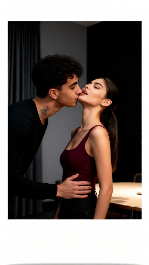 Sexy Kiss On The Table-TU image