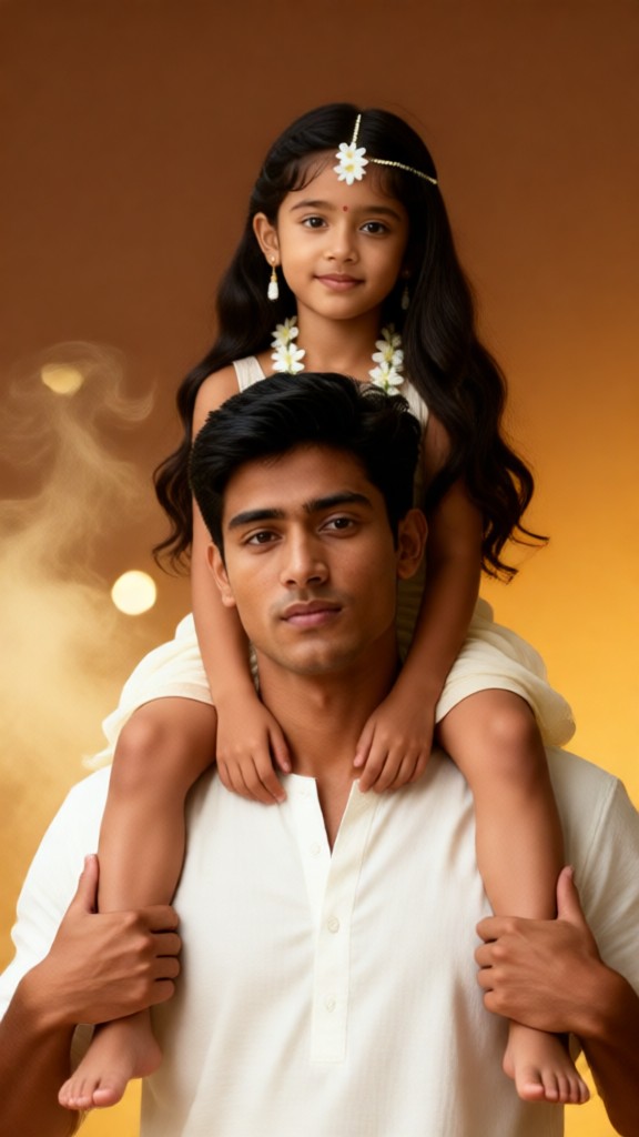 Wallpapers capturing playful moments between parents and children image