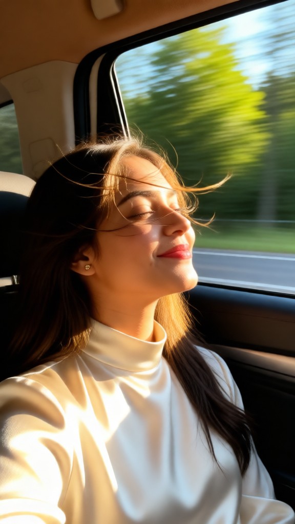 Sunshine Girl in the Car image