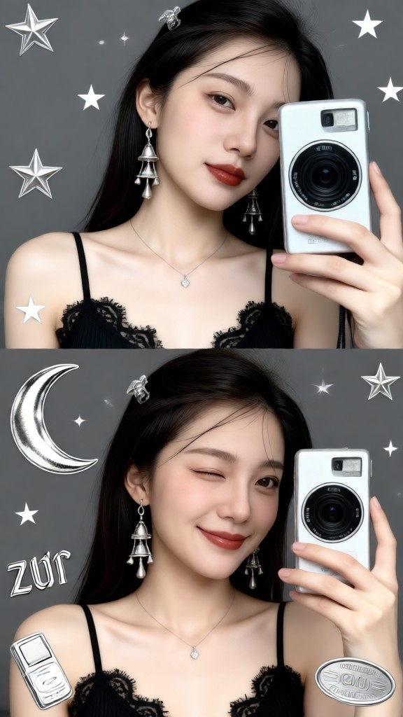 Cute Girl's CCD Camera Selfies-04-T image