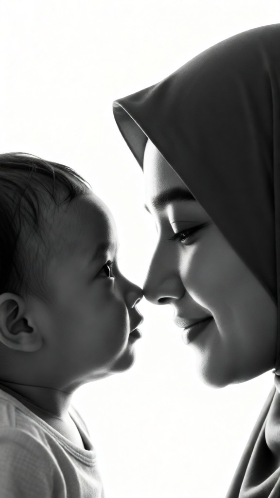(YN) Close up black and white baby lock screen image