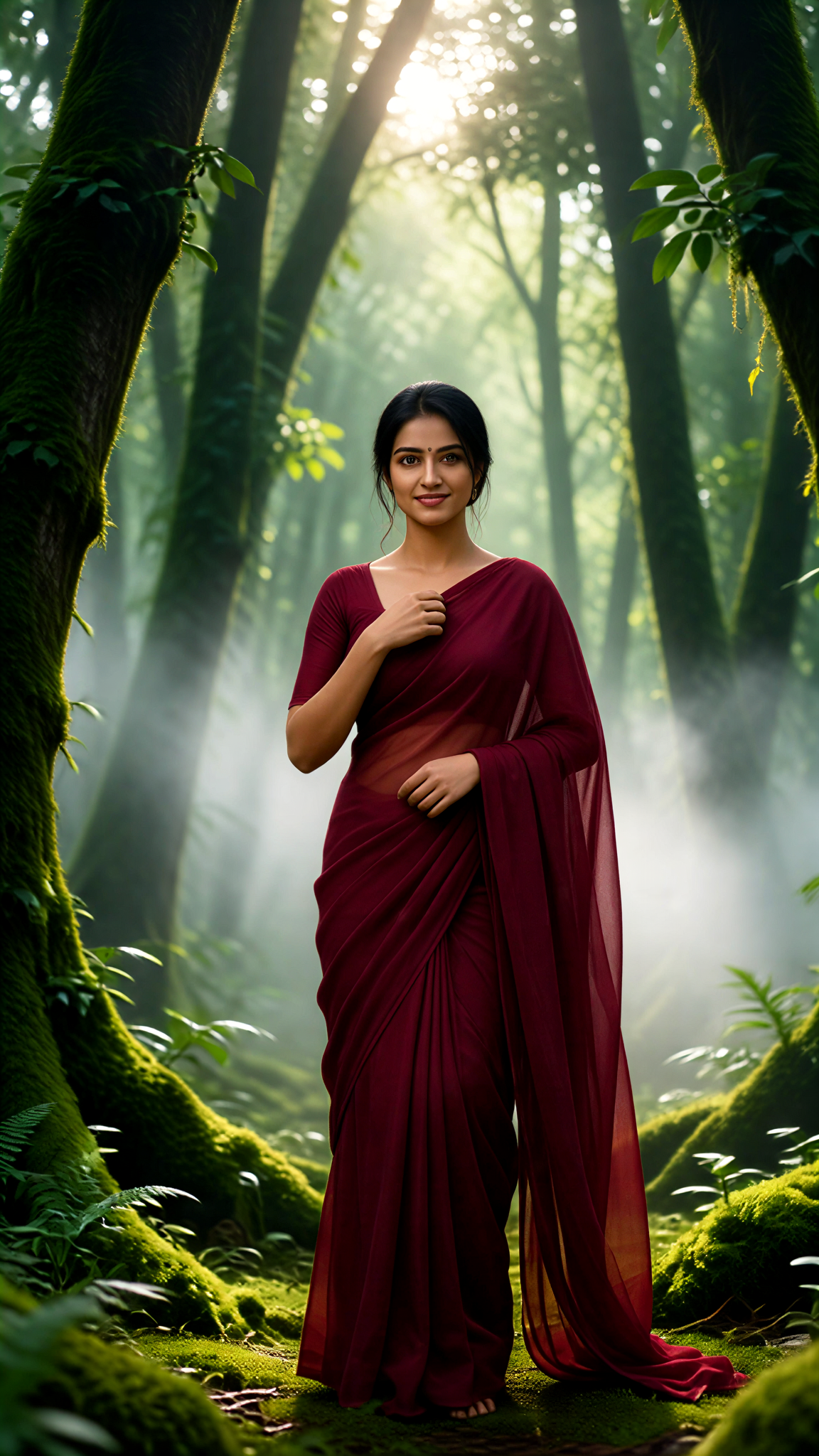Red Saree Fog image