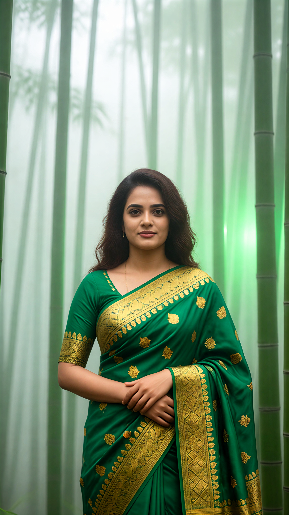 Gold Green Bamboo image