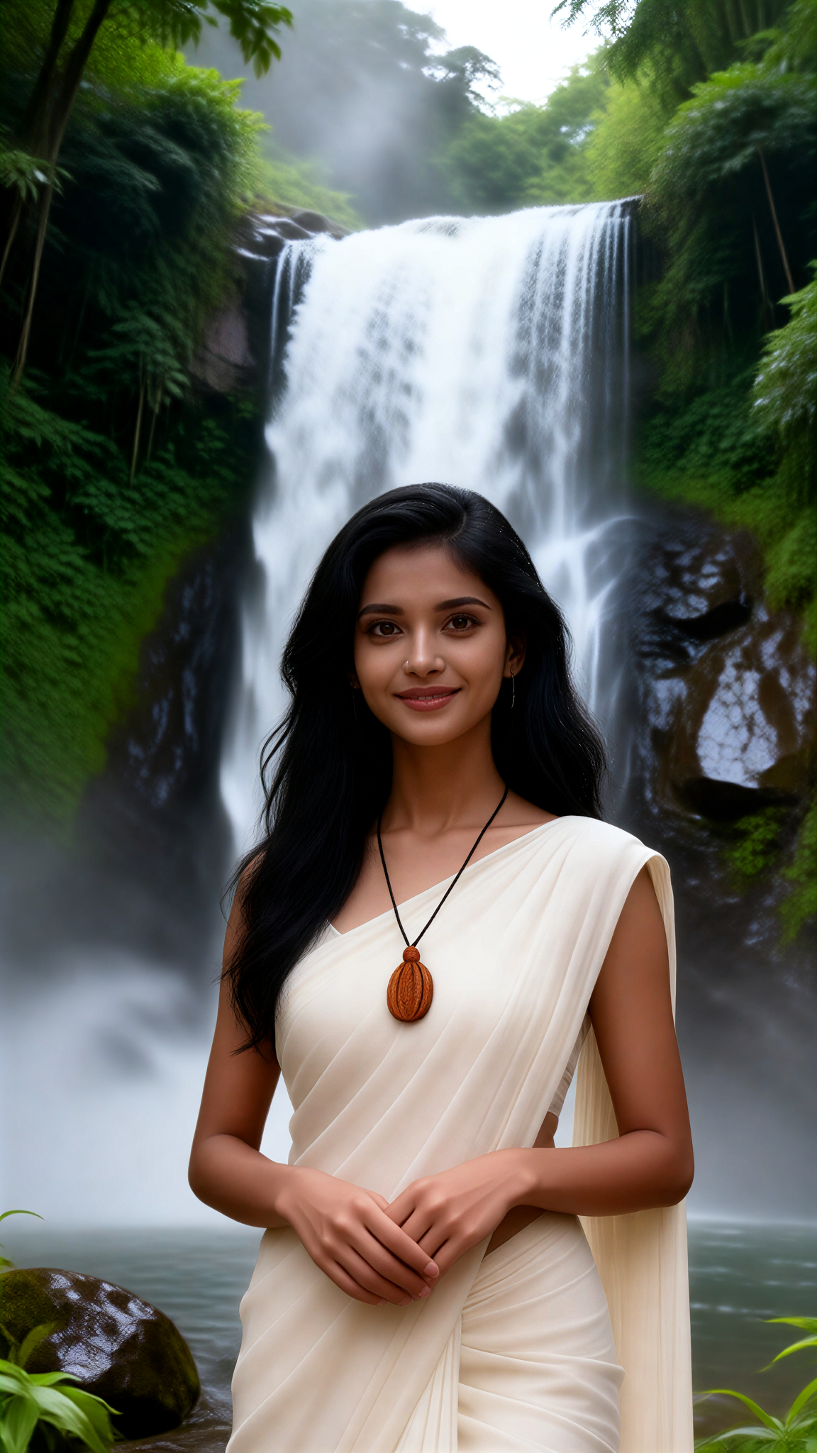 Waterfall Green Woman image
