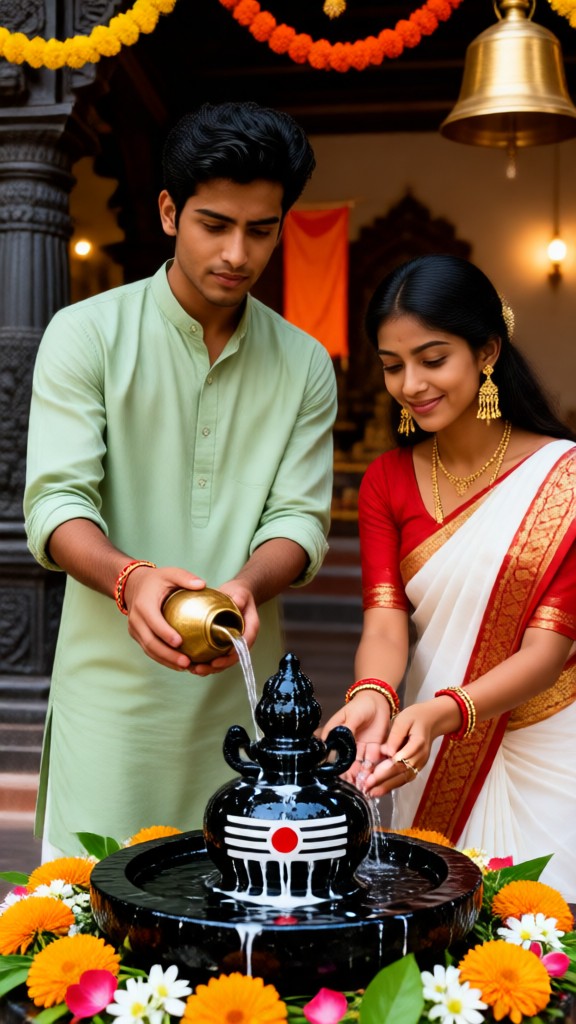 Couple Blessing at a Temple-02 image
