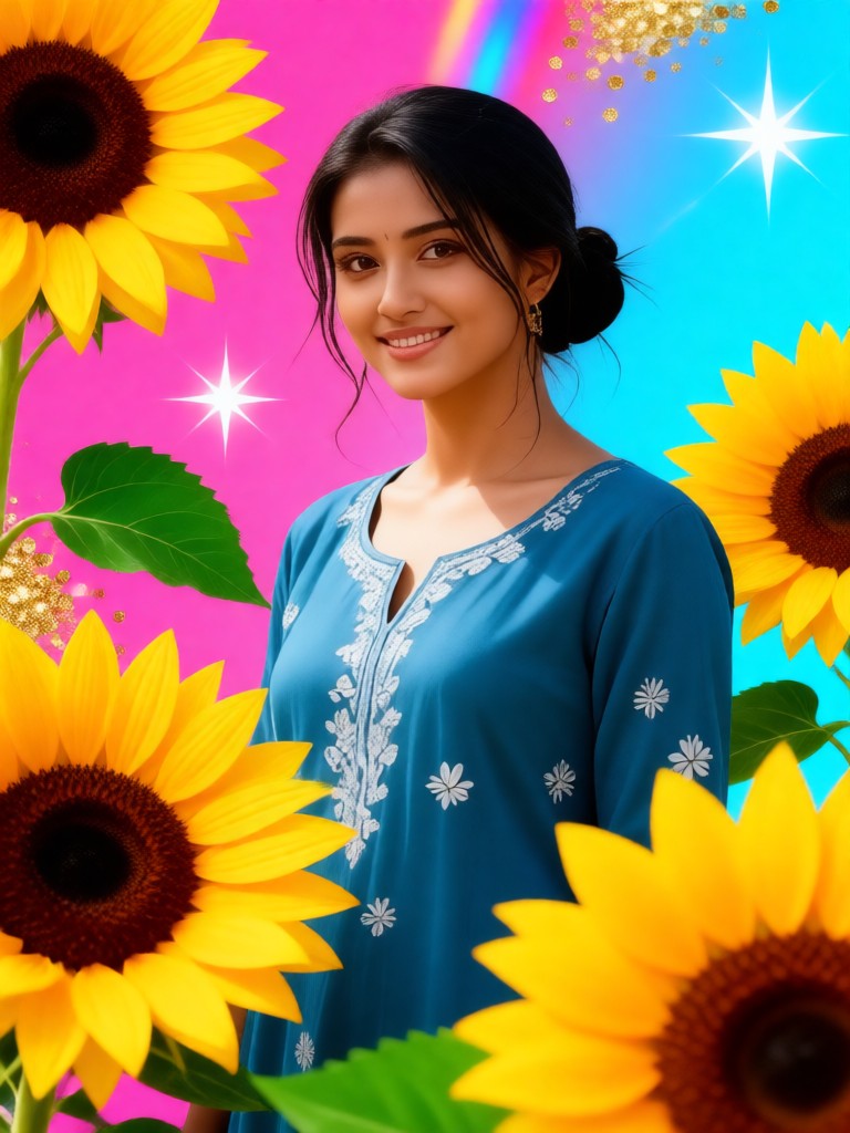 Lotus Glitter Frame image