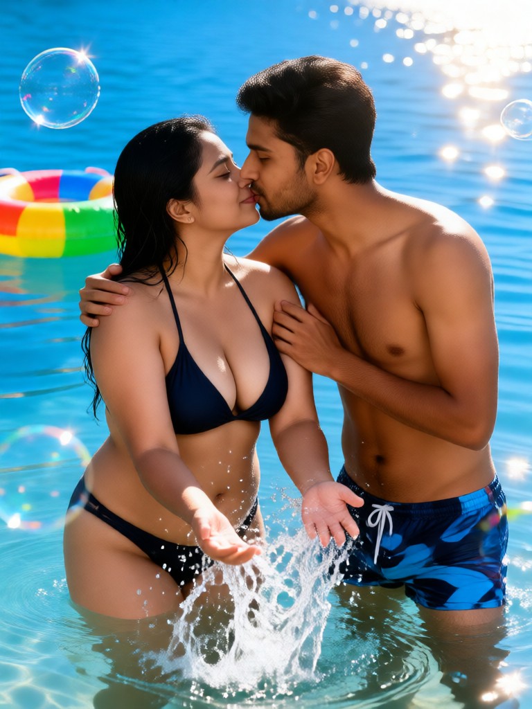 Water Splash Kiss video image