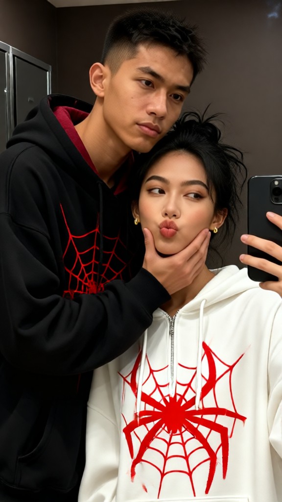 The Cutest Spider-Man Couple Selfie-MA image