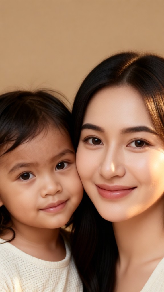 Sweet Mom and Baby Photo-I image