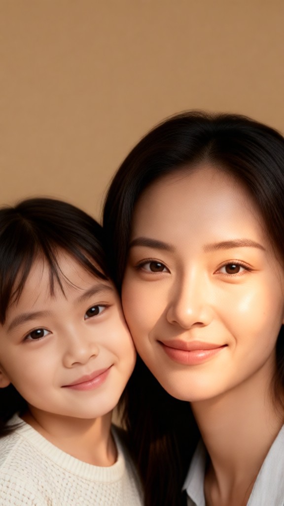 Sweet Mom and Baby Photo-T image