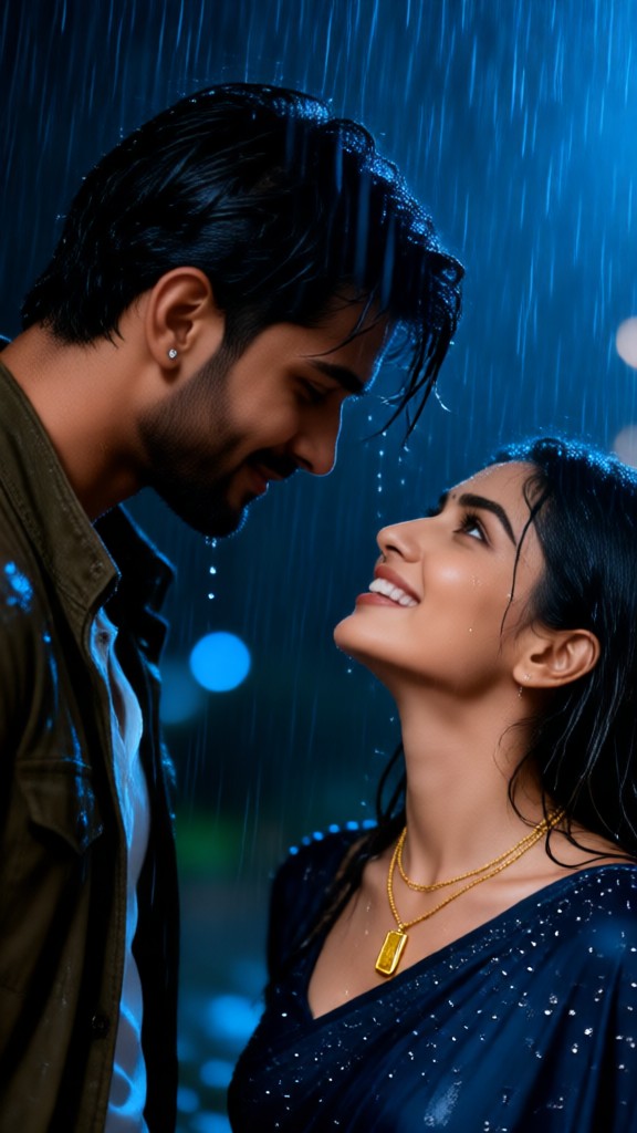 Princess Hugging in the Rain image
