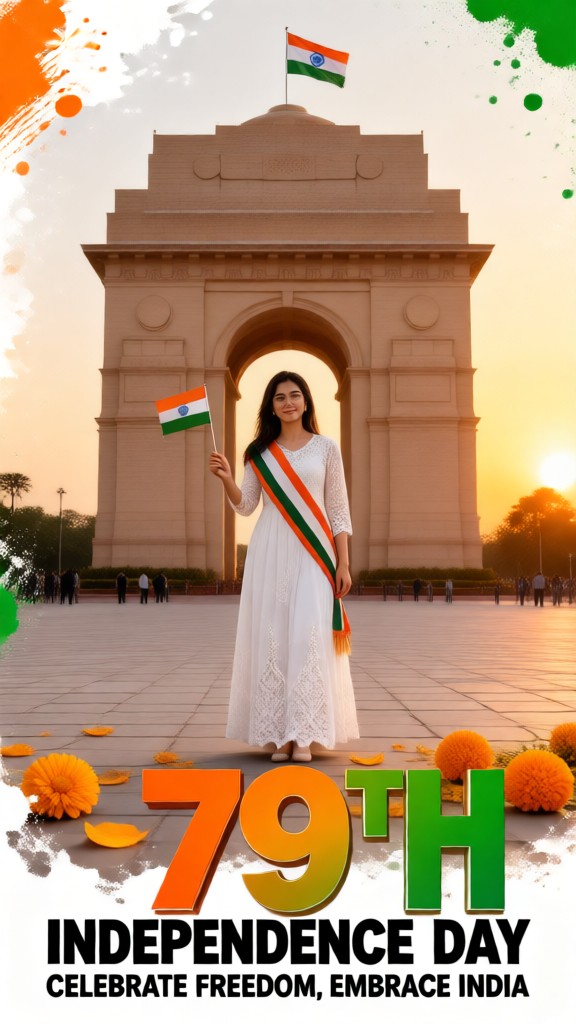 The female-led version of the *Independence Day* poster image