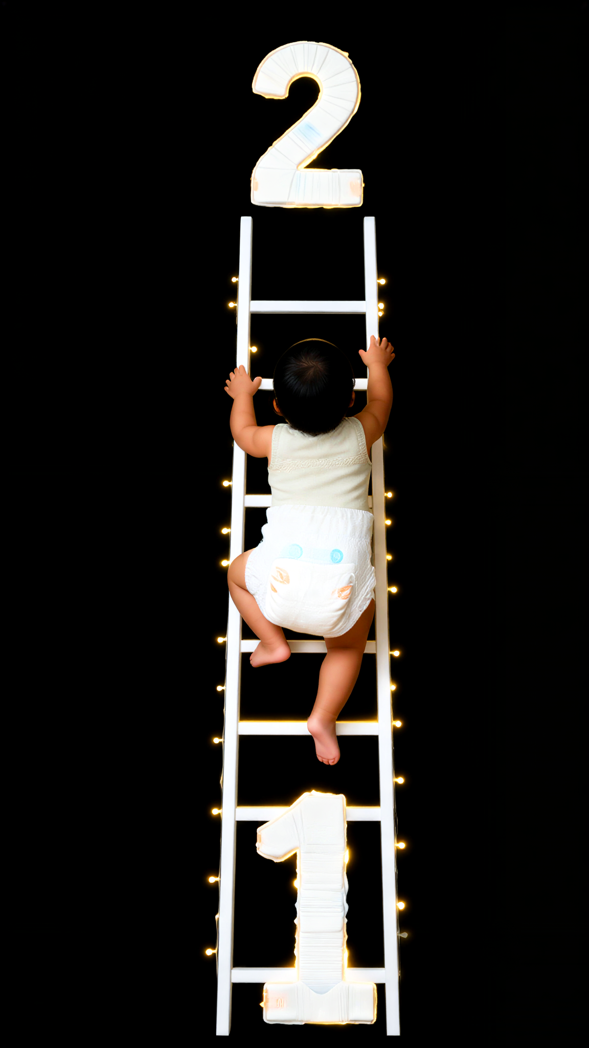 Birthday Climb baby image