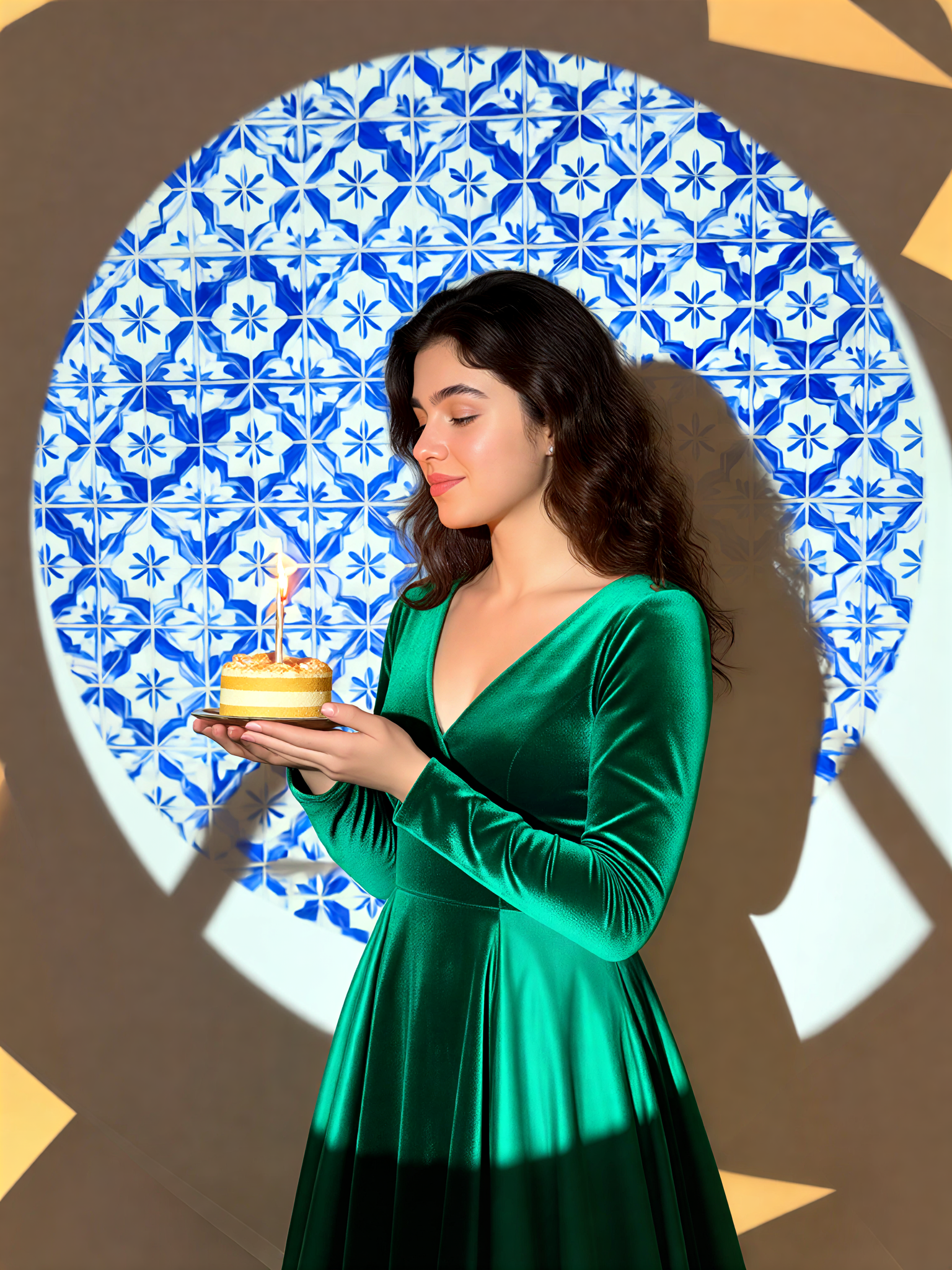Tile Geometry Candle Look 52 image