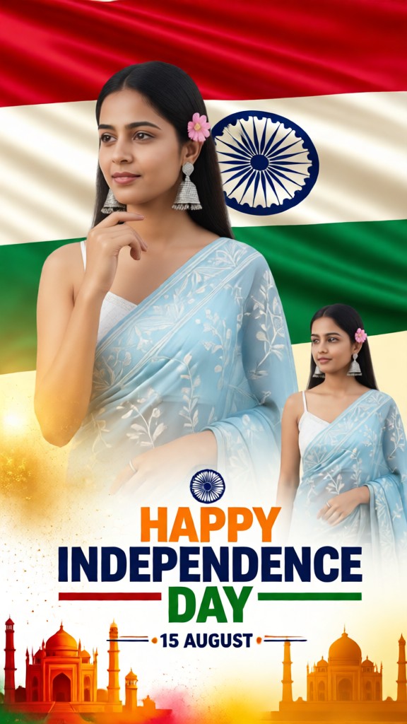 Happy Indian Independence Day!-girl 01 image