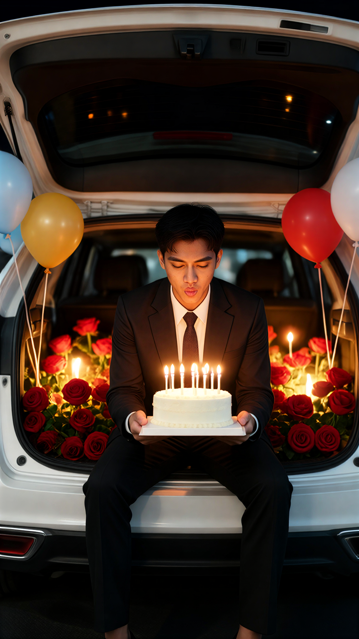 Blow Candles In Flower Trunk image