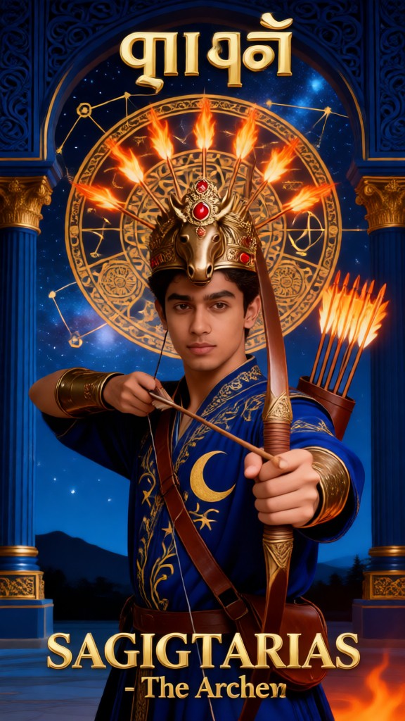 Glamorous photoshoot featuring a Sagittarius man image