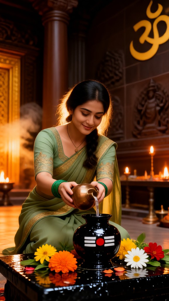 A girl is praying image