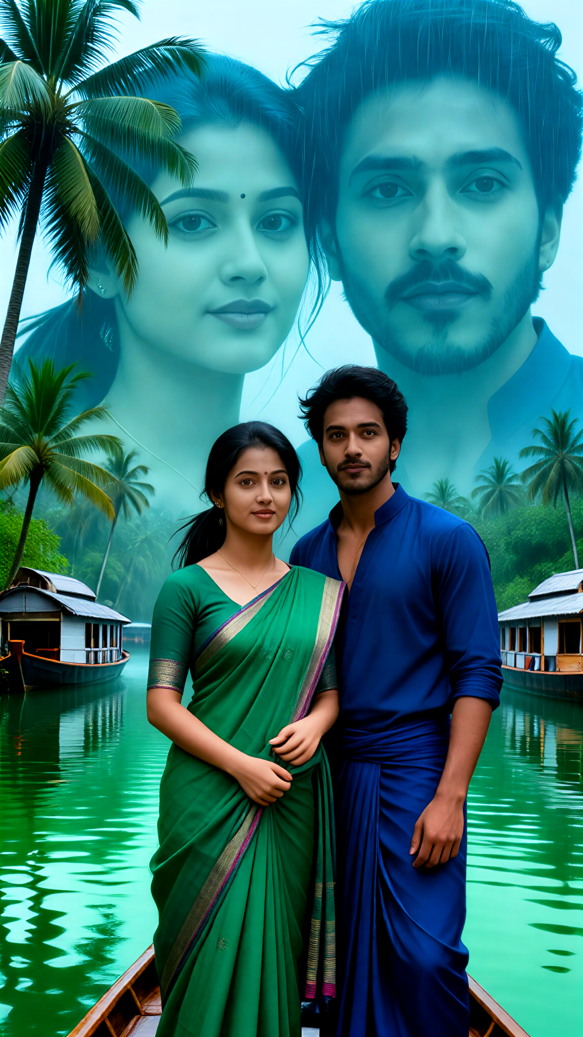 Kerala Couple Double Portrait image
