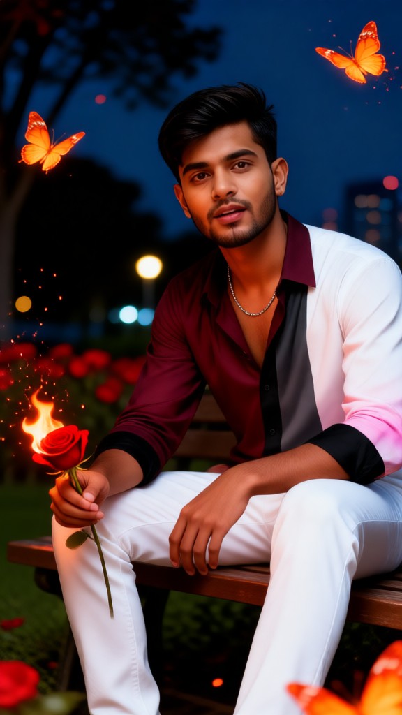 Flame Rose🌹-Men's Photo Shoot 03 image