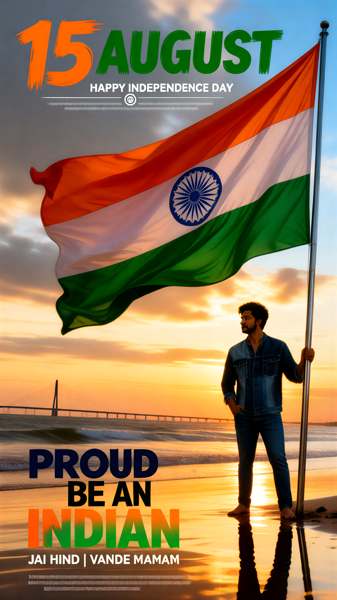 Flag-raising on Independence Day image