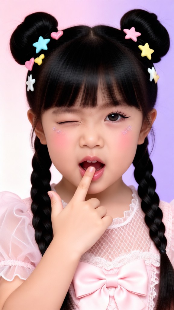 Cute Pink Baby Girl-MA image