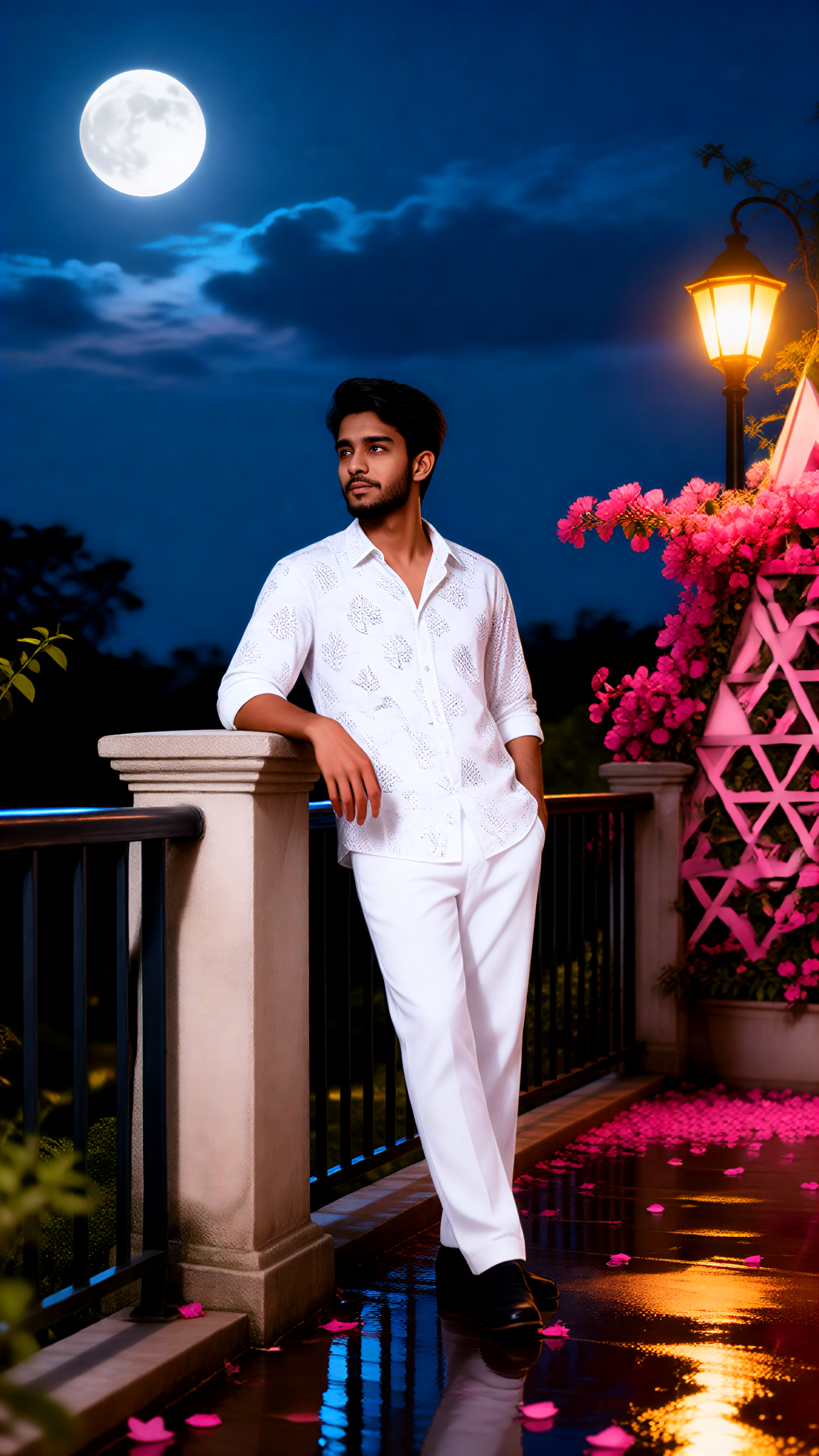 Moonlit Floral Gentleman image