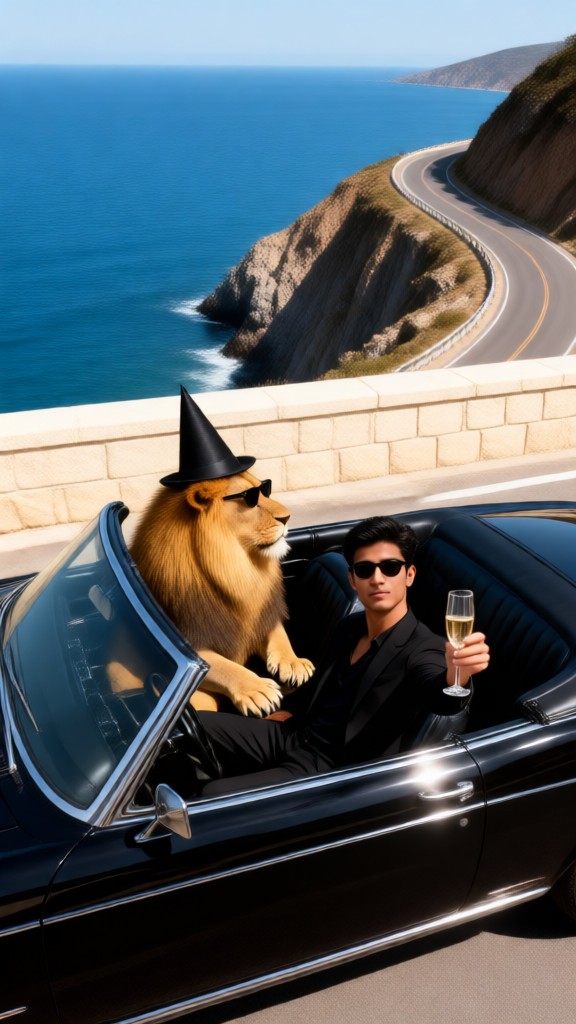 Driving with a Leo image