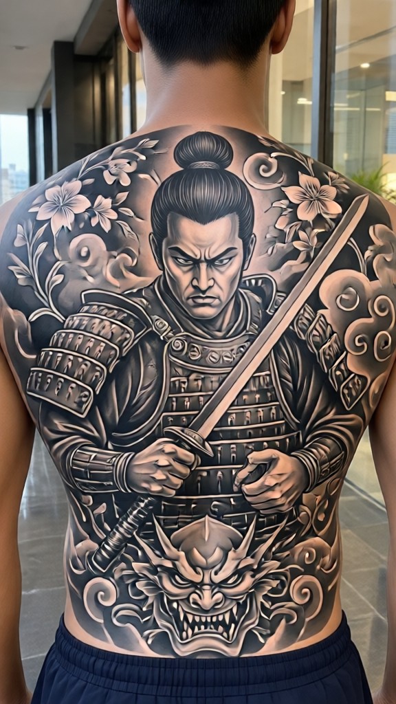 So Cool！Samurai Tattoo image
