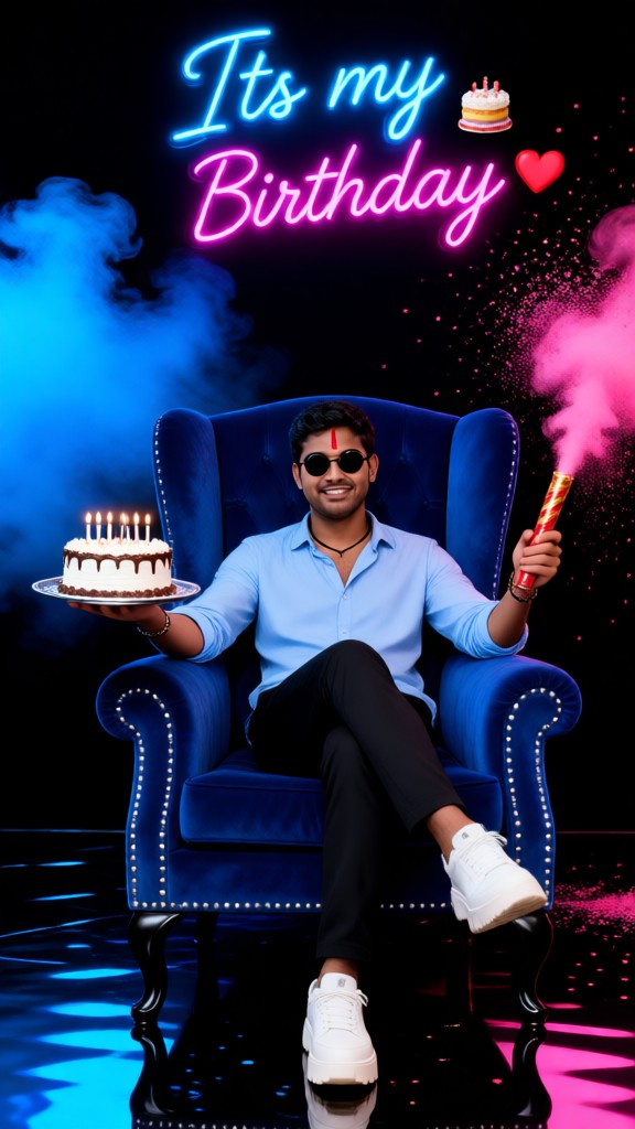 Happy Birthday! The Blue Shirt Man image