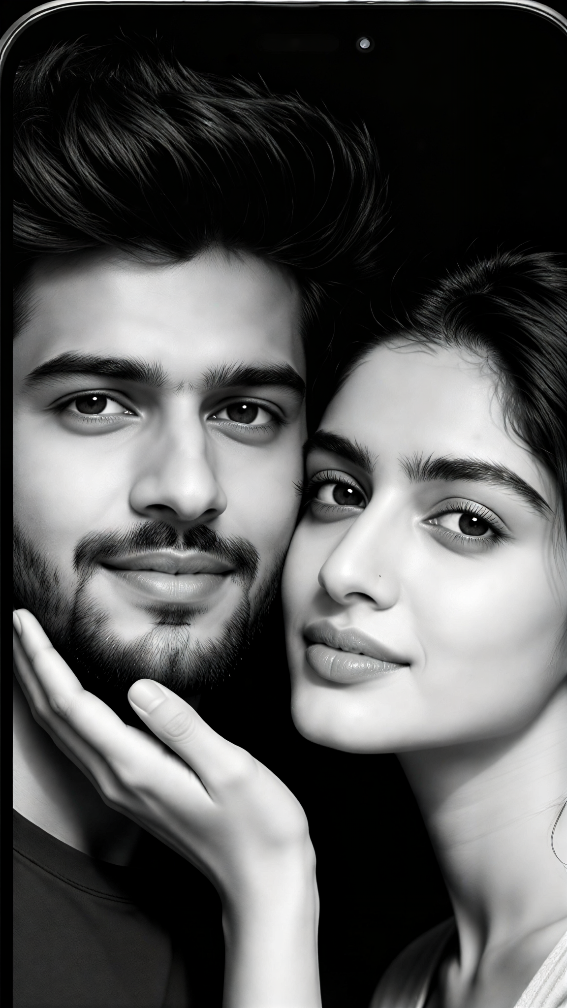 black and white photos -couple-2 image