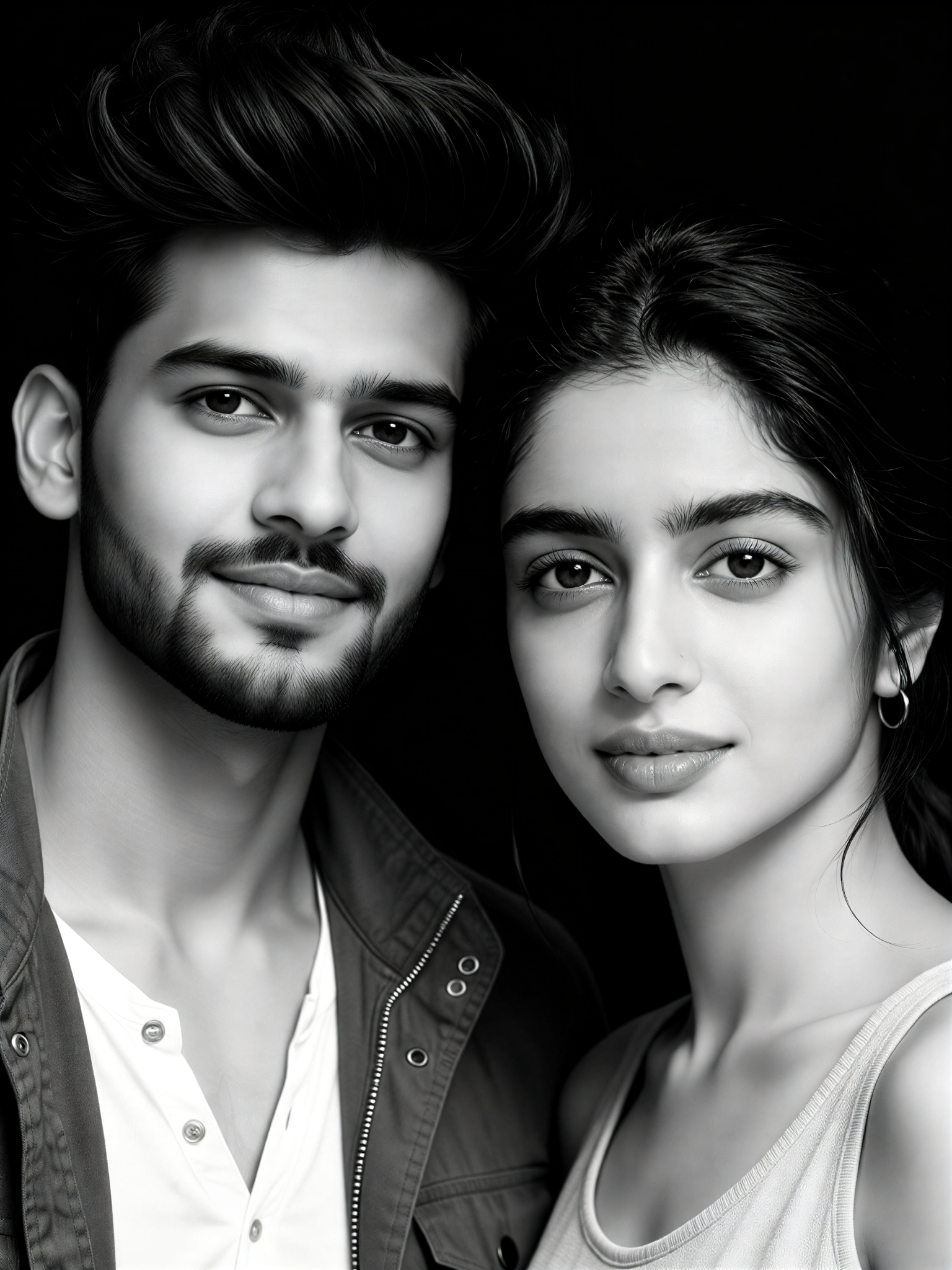 black and white photos -couple-9 image