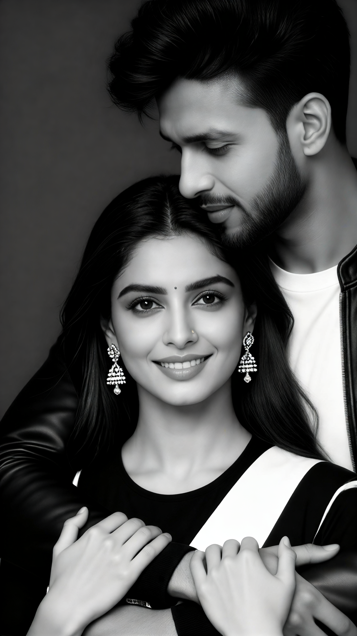 black and white photos -couple-10 image