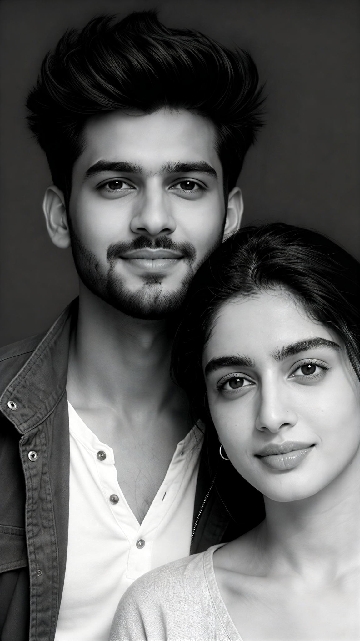 black and white photos -couple-13 image