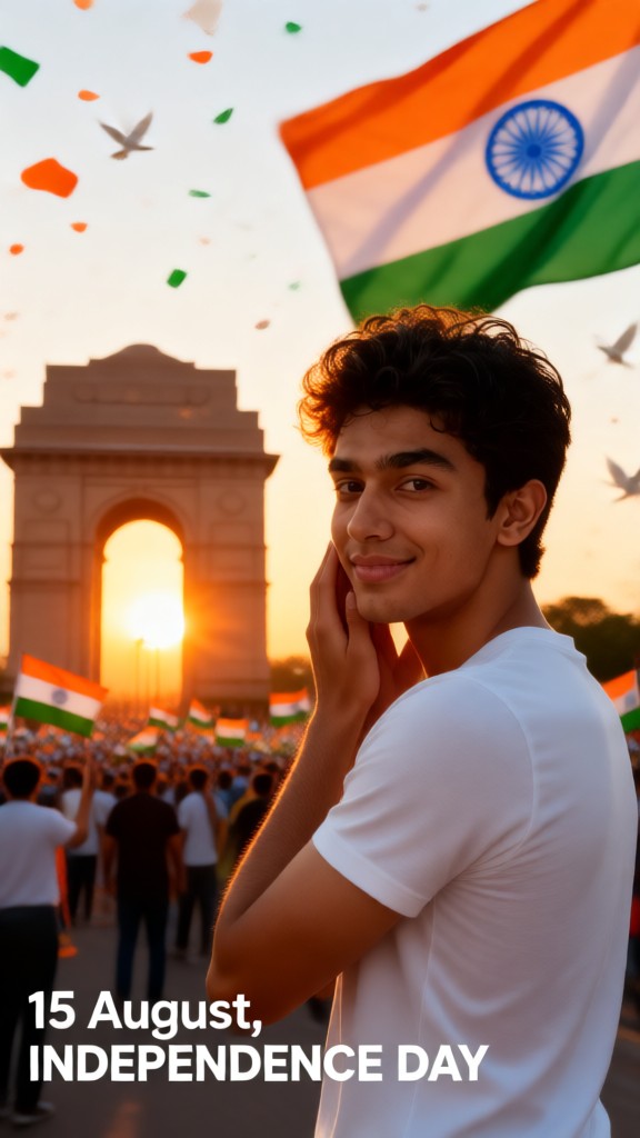 Solo Independence Day Commemorative Photo image