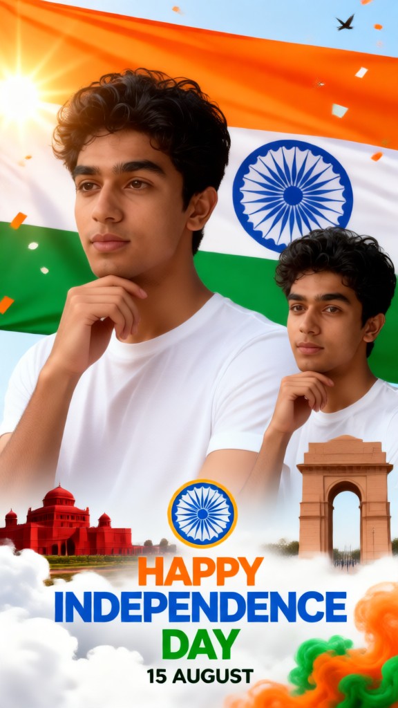 Solo Independence Day Commemorative Photo image