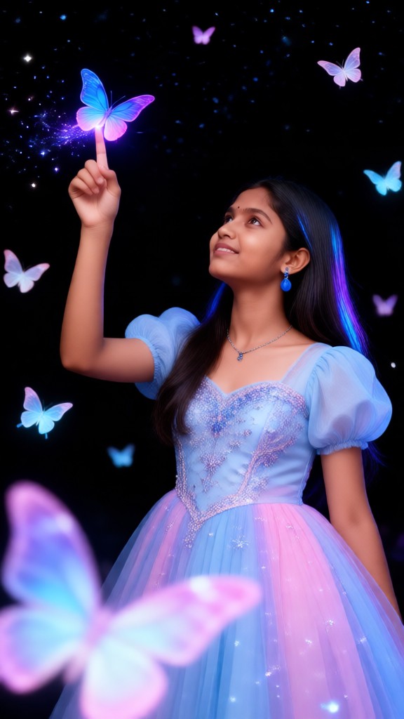“Touching the Butterfly” Dreamy Photo Shoot image