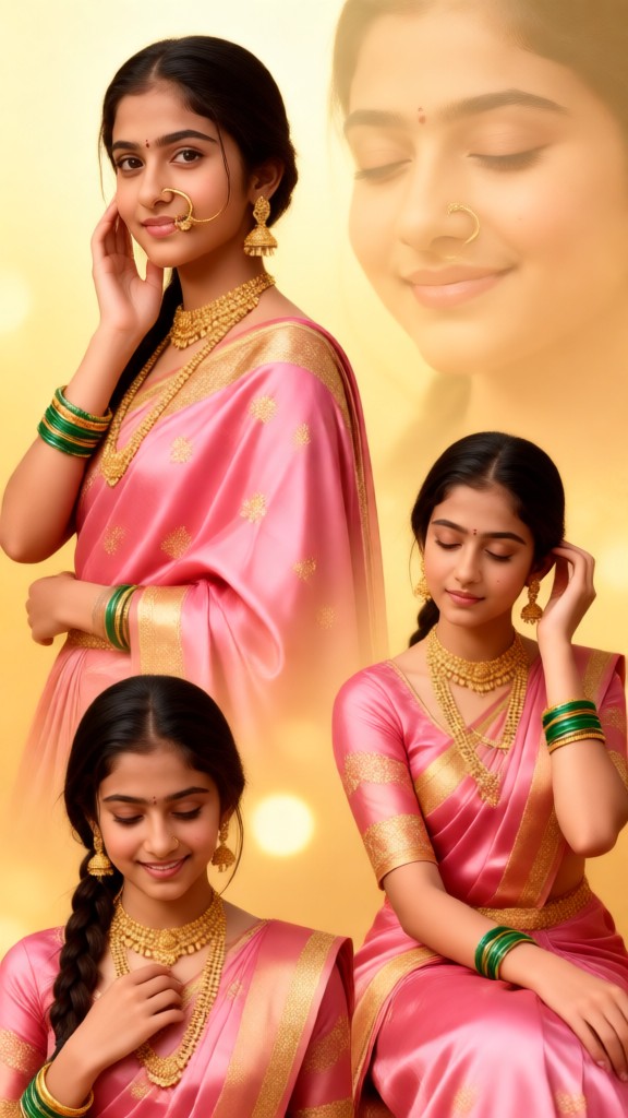 Pink Sari Quadrilateral image