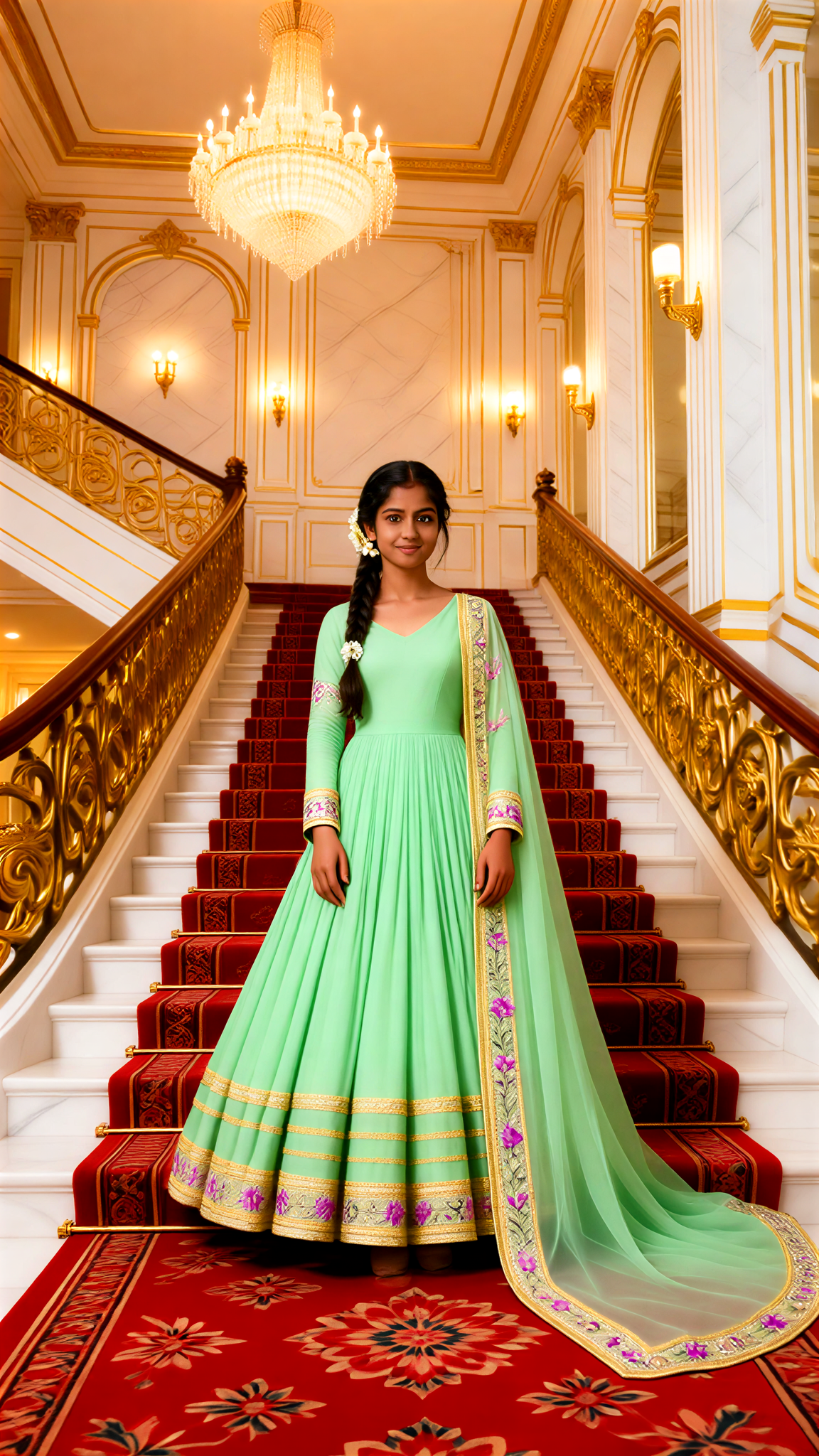 Put on a gorgeous sari image