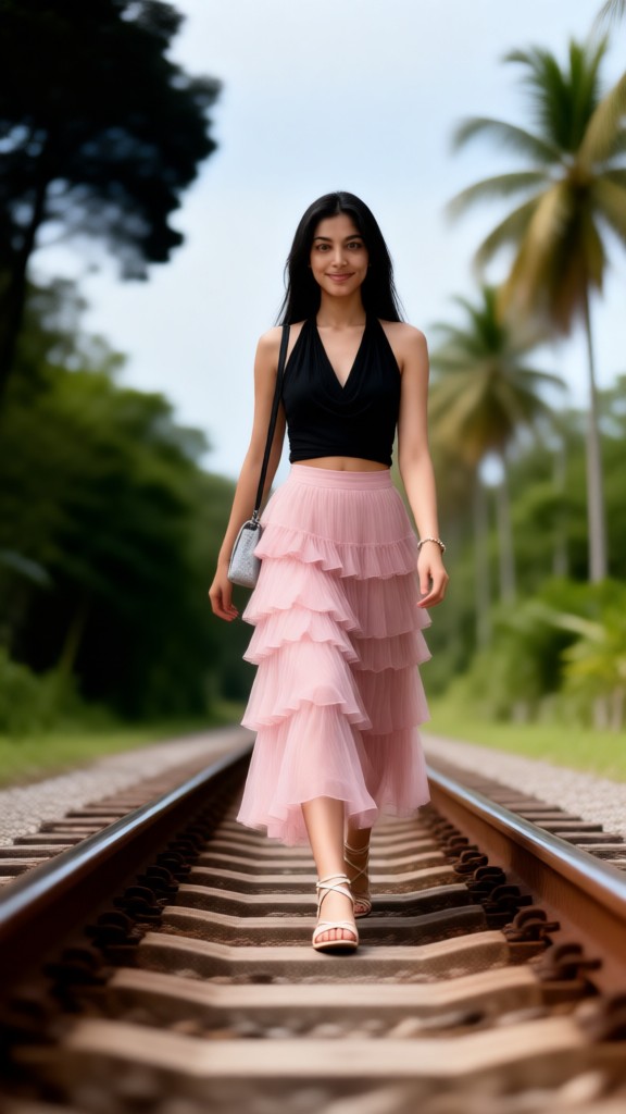 Pretty Girl in the Pink Dress-02 image