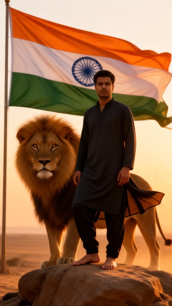 Men and Lions image
