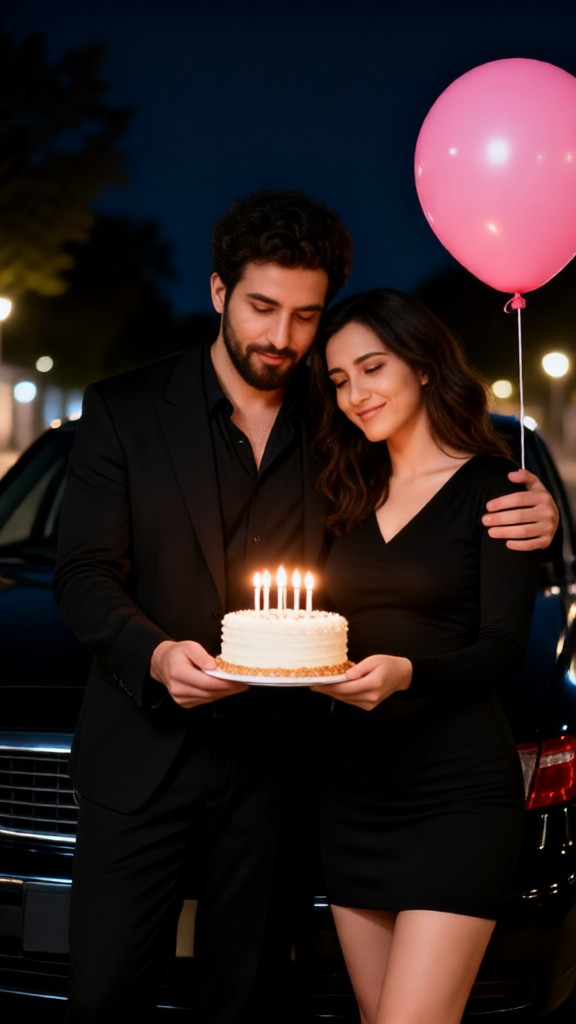 Pink Cake for Couples image