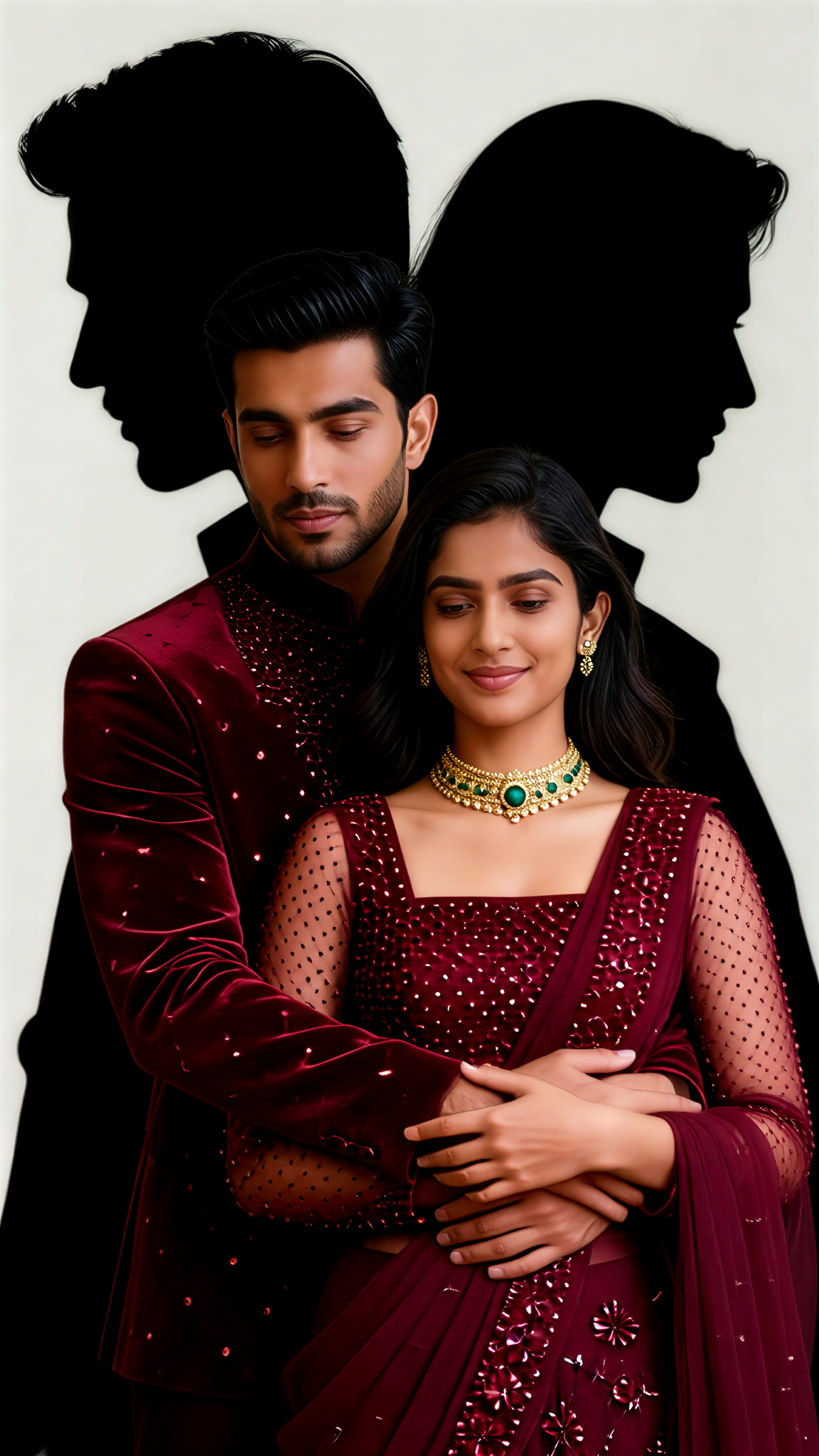 Double-tone couple poster image