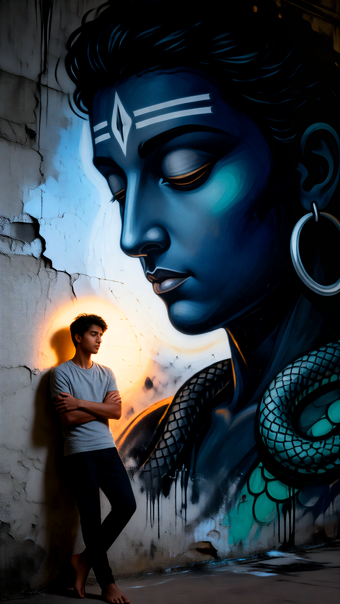 Me and Lord Shiva image