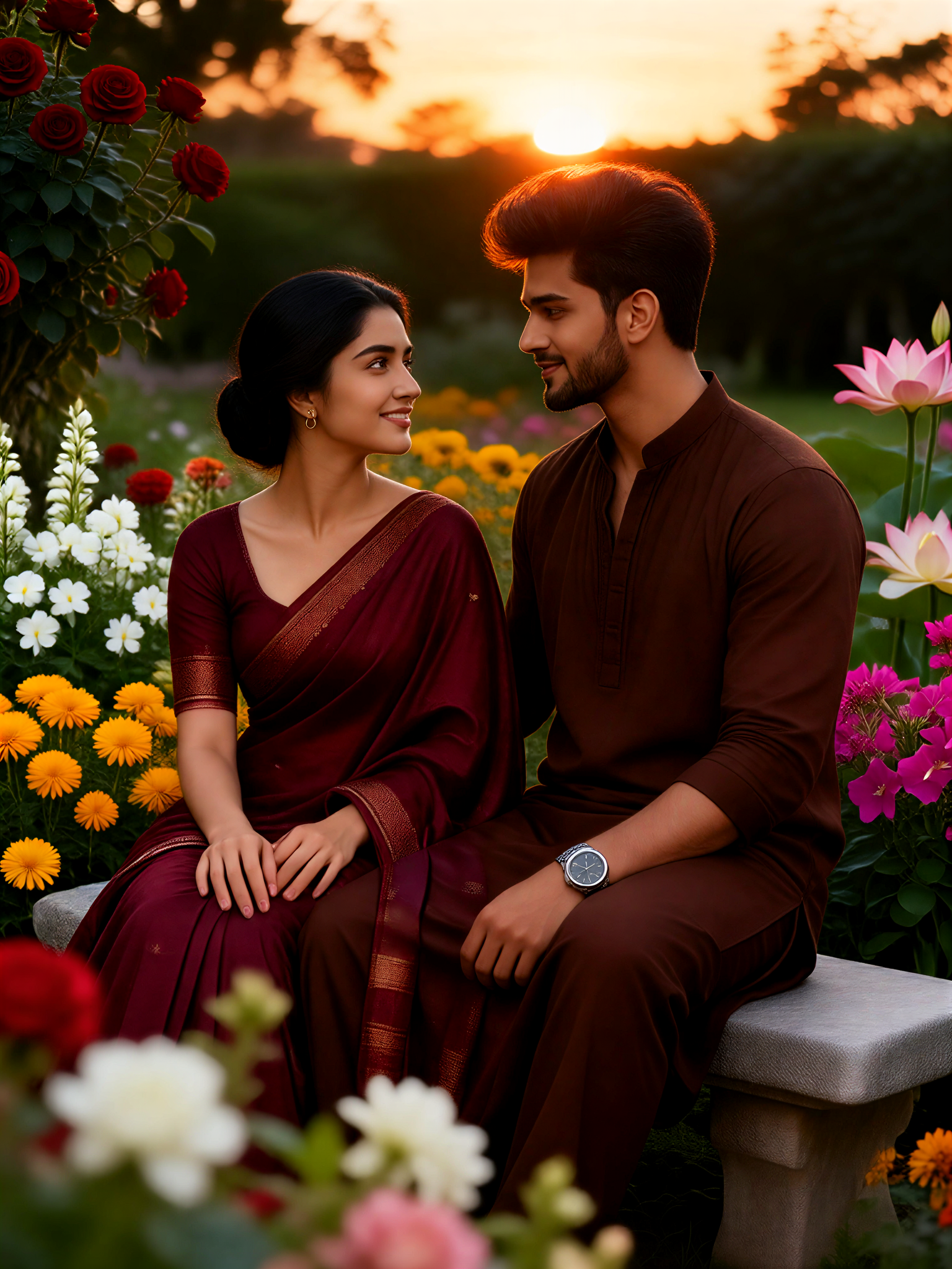 Rest in the Garden - Couple-2 image