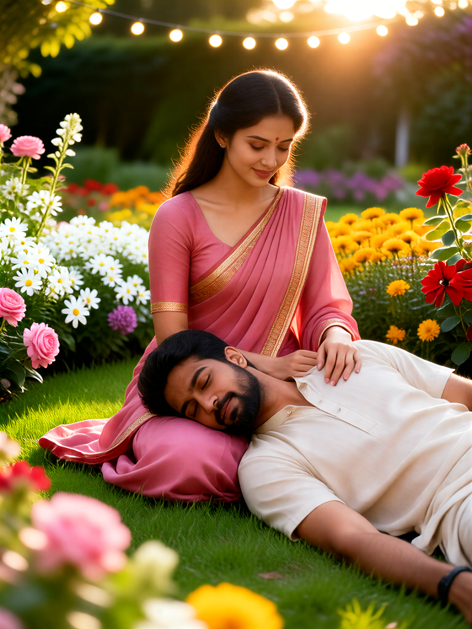 Rest in the Garden - Couple-3 image