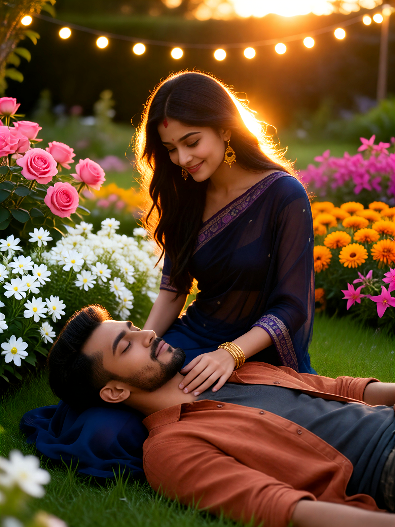 Rest in the Garden - Couple-4 image
